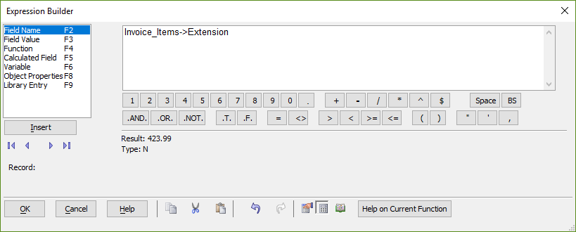Cacl Total Expr